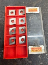 Qty 8 Sandvik 5322 234-02 Seat Shim Anvil Grade Carbide Inserts