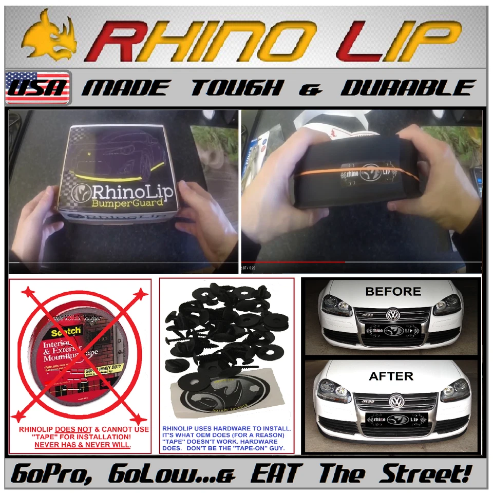 Labio de goma RhinoLip® Pontiac Buick Oldsmobile Tojan Tempest Vibe Wave5 Foto 2 de 4