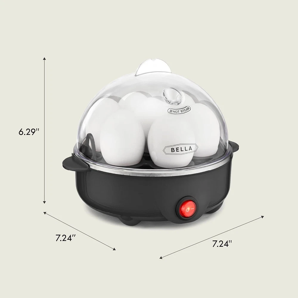 7-Capacity Electric Egg Cooker for Hard Boiled and Poached Eggs Fast 7-Capacity Electric Egg Cooker for Hard Boiled and Poached Eggs Fast
