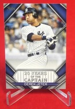 Derek Jeter 20 years Of The Captain 2020 Topps MLB Baseball Card #YOC-07 Mint