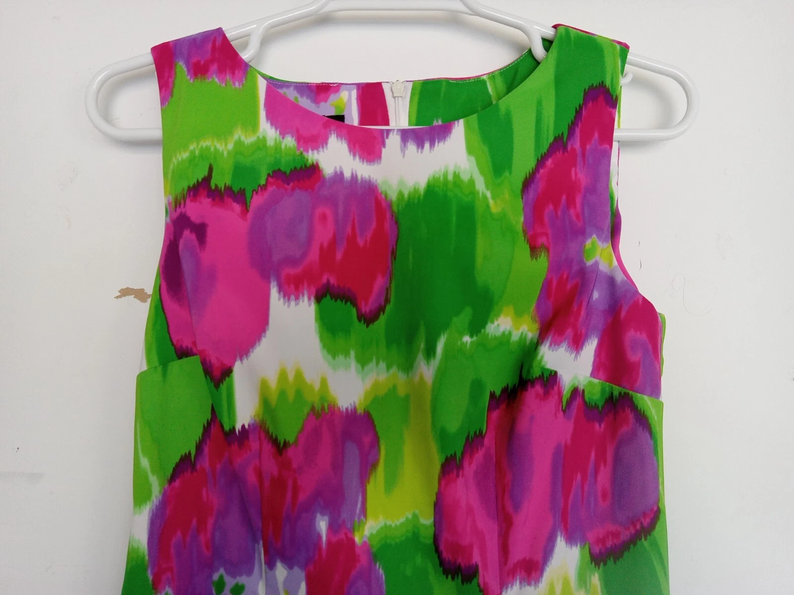 ALYX Abito senza maniche taglia 6. Chiusura cerniera. Rosa viola verde. Ottime condizioni