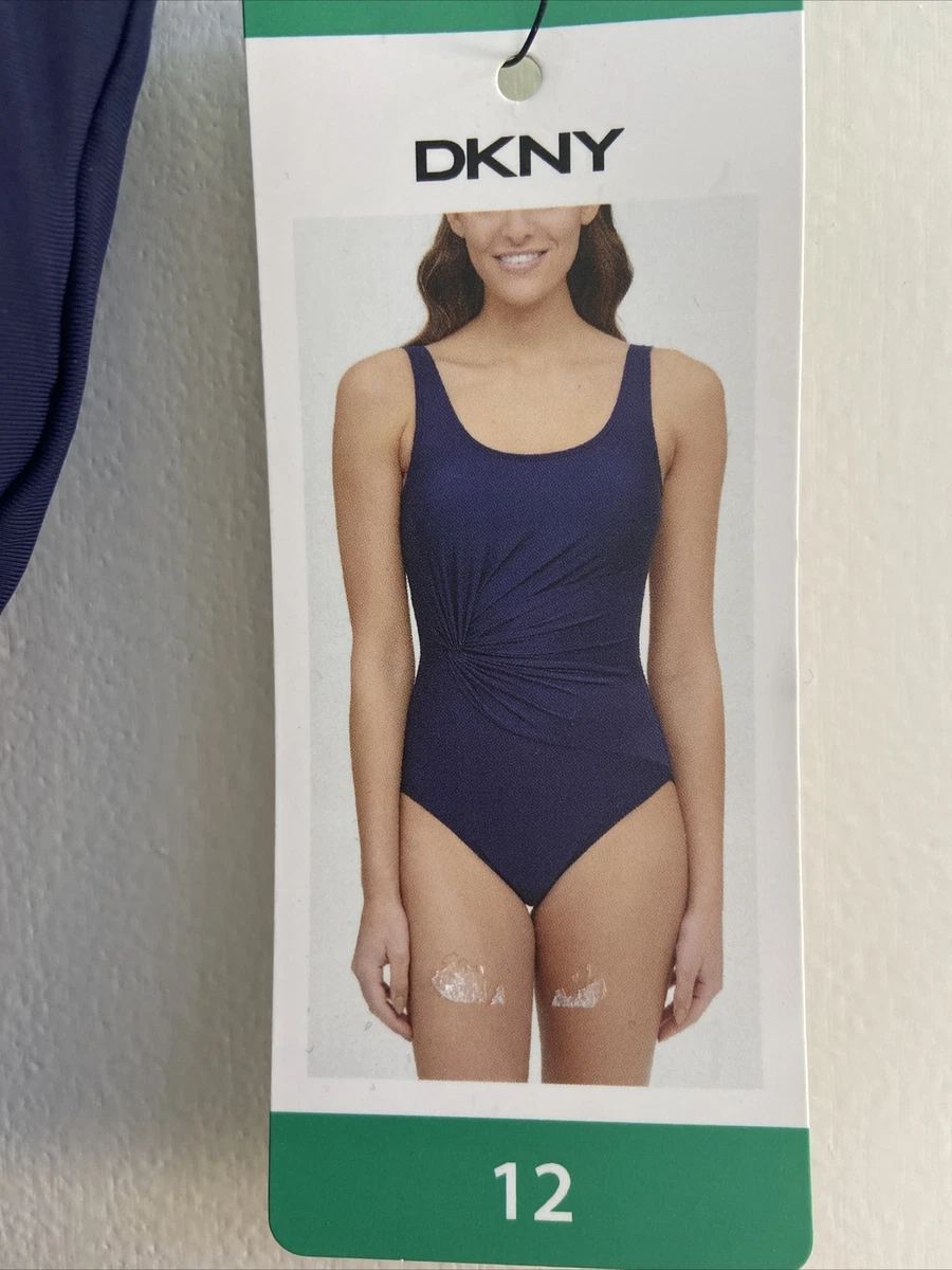 Dkny Sport Navy Swimsuit Size 12 Brand New eBay