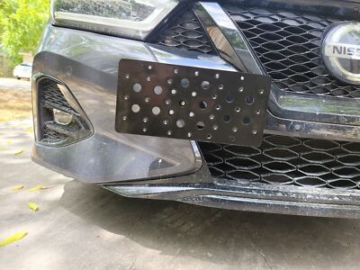 Front Bumper Tow Hook License Plate Tag Bracket For Nissan Maxima 2016-2023 New