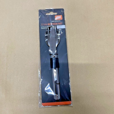 Esbit Titanium cutlery set Spoon knife fork Outdoor camping ESTC4TI000 Japan New