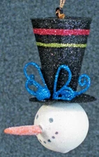 Kurt Adler - Tin Snowman Head Ornament (Asst)