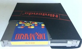 ORIGINAL VINTAGE NINTENDO NES "DR. MARIO" GAME CARTRIDGE & SLEEVE