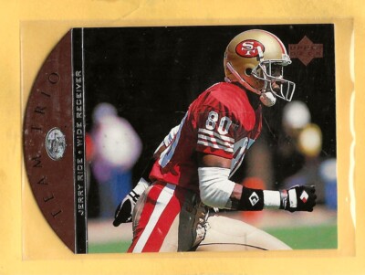 JERRY RICE - 1996 Upper Deck ''Team Trio'' - #TT74 - 49'ers - Comb. Shipping