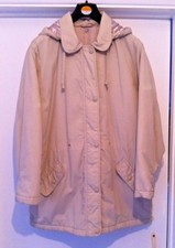BHS Ladies Wheat White Coat. UK Size 10. Lighweight yet super-warm.