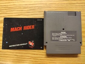 MACH RIDER. MATTEL SCHWARZE BOX. KOMPLETT. Nintendo NES. PAL A. GR&Uuml;NDLICH GEREINIGT