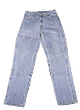 Dickies Double Knee Jeans Mens Sz 34x34 Medium Wash Denim Work Pants Mid Rise