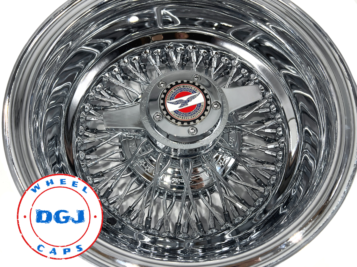 14x7 Zenith Style Rev 72 Spokes Cross Lace All Chrome Lowrider