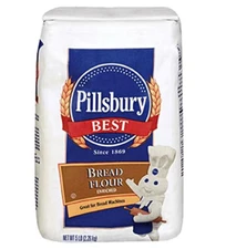 Pillsbury Best Enriched Bread Flour (Pack of 2) 5 Pound Bags