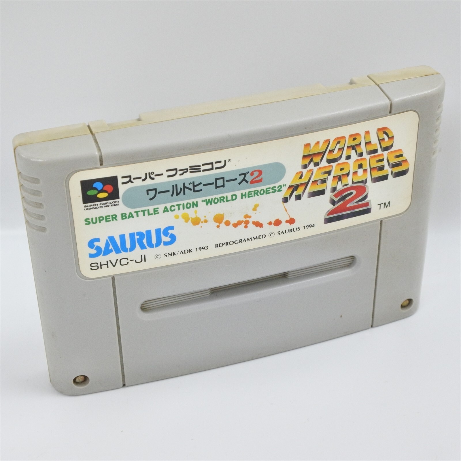 Super Famicom WORLD HEROES 2 Cartridge Only Nintendo 2143 sfc