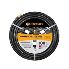 Water Hose Rubber Black Commercial Grade Heavy-duty Premium 5/8 in. Dia x 100 ft