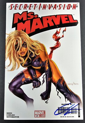 Ms. Marvel (2006) #27 Secret Invasion! Signed by Greg Horn No COA NM- or Better!