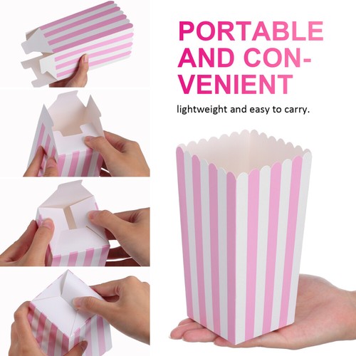 40 Pcs Popcorn Bag for Birthday Paper Snack Bags Child - Picture 5 of 11