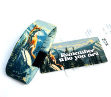 ZOX **REMEMBER WHO YOU ARE** Silver Strap ban...