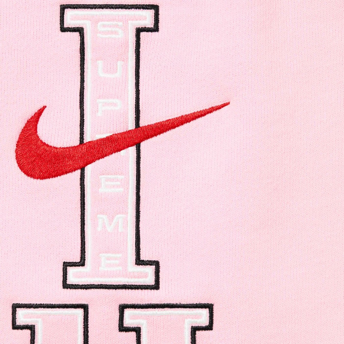 Supreme Nike Hooded Sweatshirt Hoodie - Light Pink - Medium