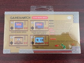 Nintendo Super Mario Bros Handheld Game and Watch 35th Anniversary New Sealed