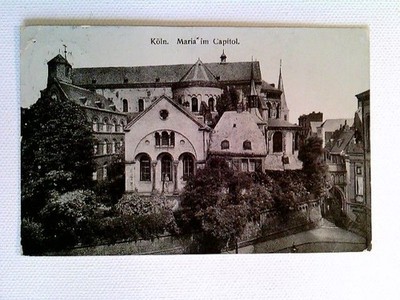 Köln, Maria im Capitol, Ansichtskarte, gelaufen 1909