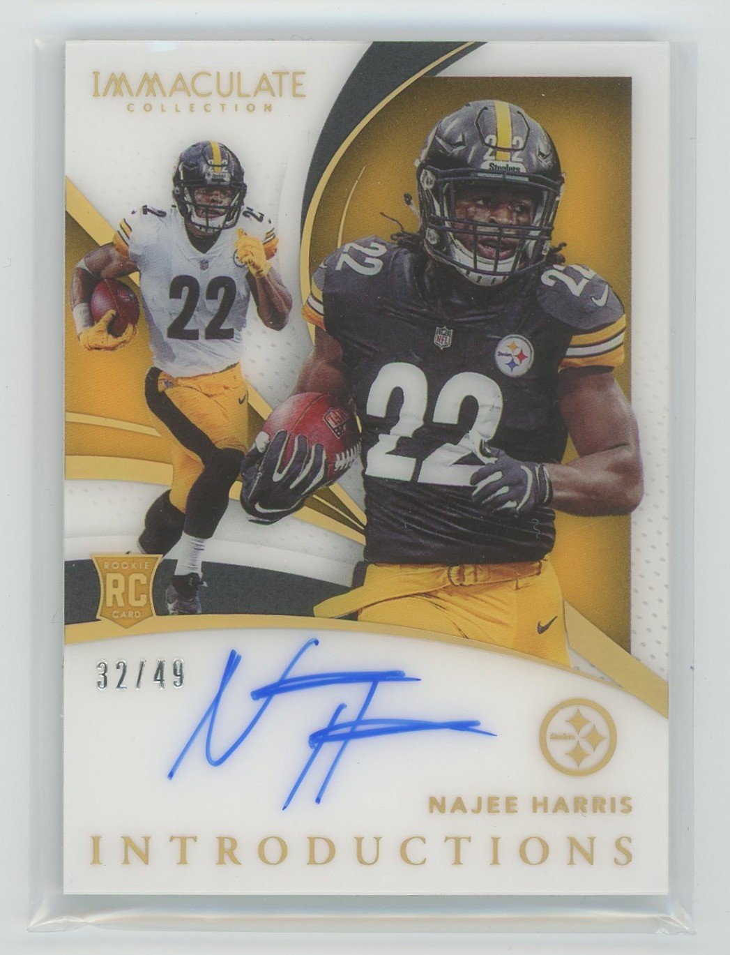 2021 Immaculate #II-NH Najee Harris Rookie Immaculate Introductions Auto /49
