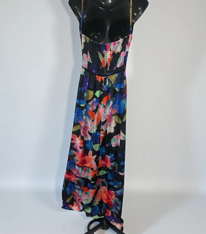 City Chic Plus Size Multicoloured Floral Maxi Dress Size M - Image 3 of 4