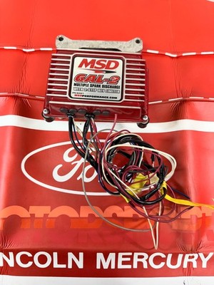 MSD 6421 6AL-2 IGNITION CONTROL BOX WITH BUILT-IN 2-STEP REV LIMITER RED