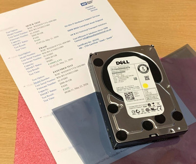 Dell 2TB 02G4HM 2G4HM WD2003FYYS-18W0B0 SATA 7.2K 7200RPM HD Full Test 100%