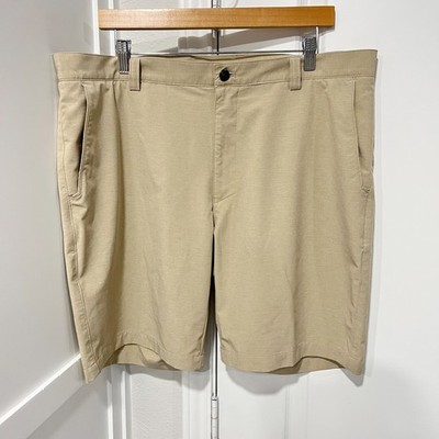 Peter Millar Shorts Mens 38 x 9 Beige Shackleford Golf Performance MS19EP01