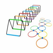 600cm Agility Ladder with 16 Grids, Speed and Agility Training Equipment