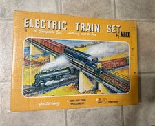 Vintage Electric Train Set By Marx 4965 W Box Tested Working Complete Extra