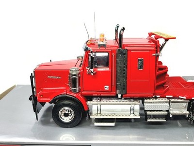 Western Star 4964 SX-1 6x4 Truck Ballast Box - Red - WSI 1:50