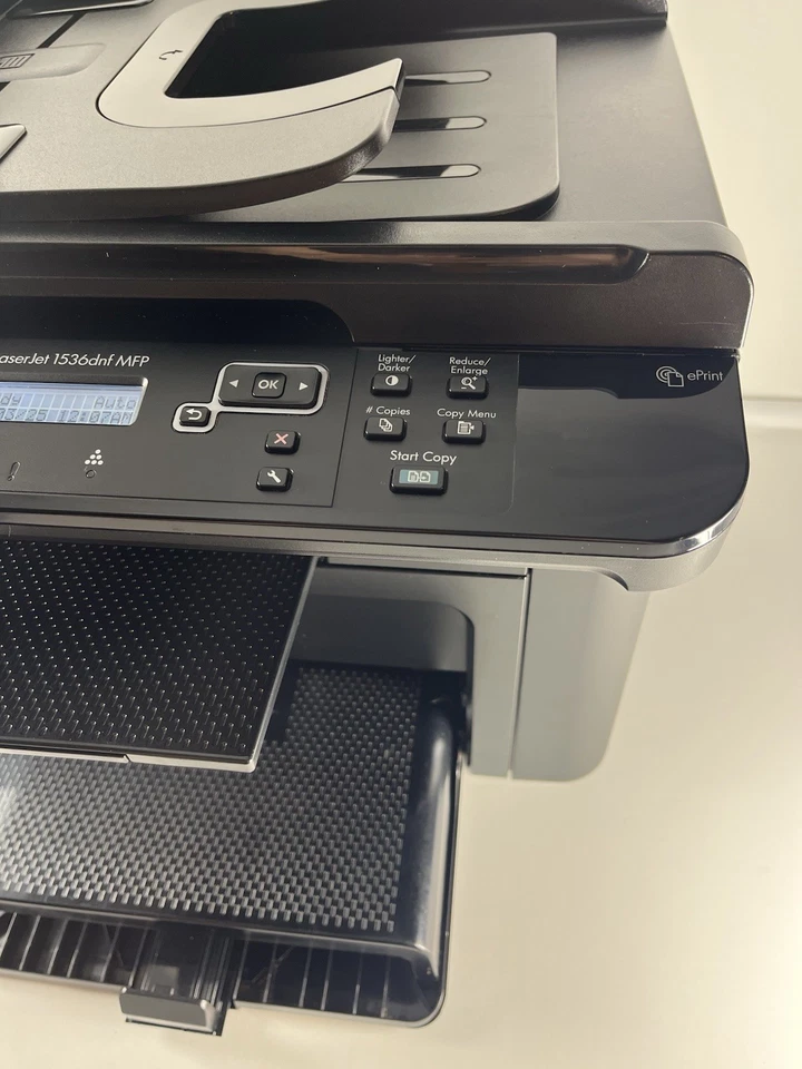 HP LaserJet 1536dnf MFP All in one LaserJet Pro 9k Pg Ct w/ 100% Toner *READ* - Image 4 of 4
