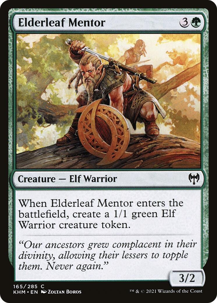 NM - Elderleaf Mentor KHM - 165 Kaldheim