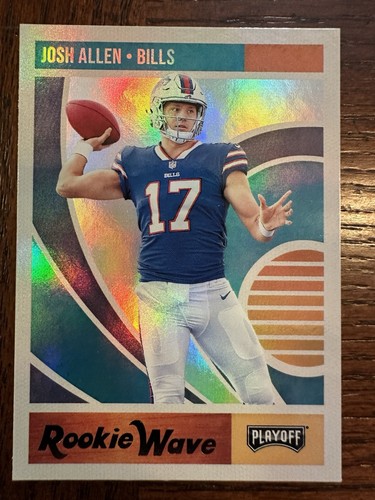 Josh Allen #4 2018 Panini Playoff Rookie Wave card