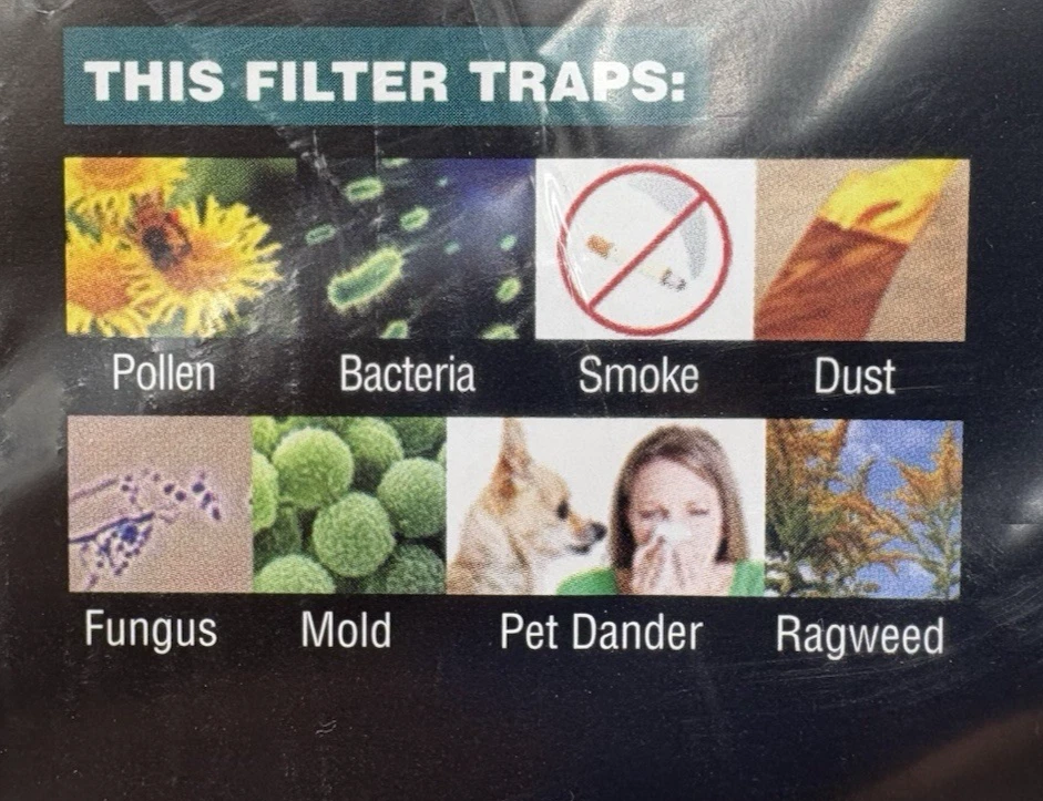 Repuesto de filtro de aire 2 Accumulair 20 X 21 X 1A Polen Humo Mascota Caspa Molde Foto 3 de 4