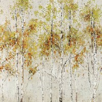 DB32006M - Daisy Bennett Baum Blatt Beige Galerie Tapete Wandkunst