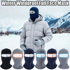 Outdoor Winter Windproof Balaclava Hat Fleece Ski Full Face Mask Warm Snow Hood