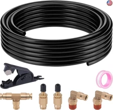 1/4" Air Line Service Kit for Air Bags Suspension Kit with Brass DOT Air Brake