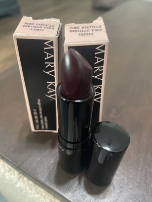 Lot of Two Mary Kay Lipstick Puro Mirtillo 136547 Free Shipping - NIB