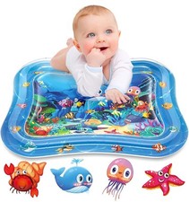 Infinno Inflatable Tummy Time Mat, Baby Water Play Mat for Infants Toddlers