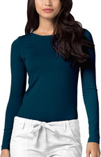 Adar Underscrubs for Women - Long Sleeve Underscrub Comfort Tee