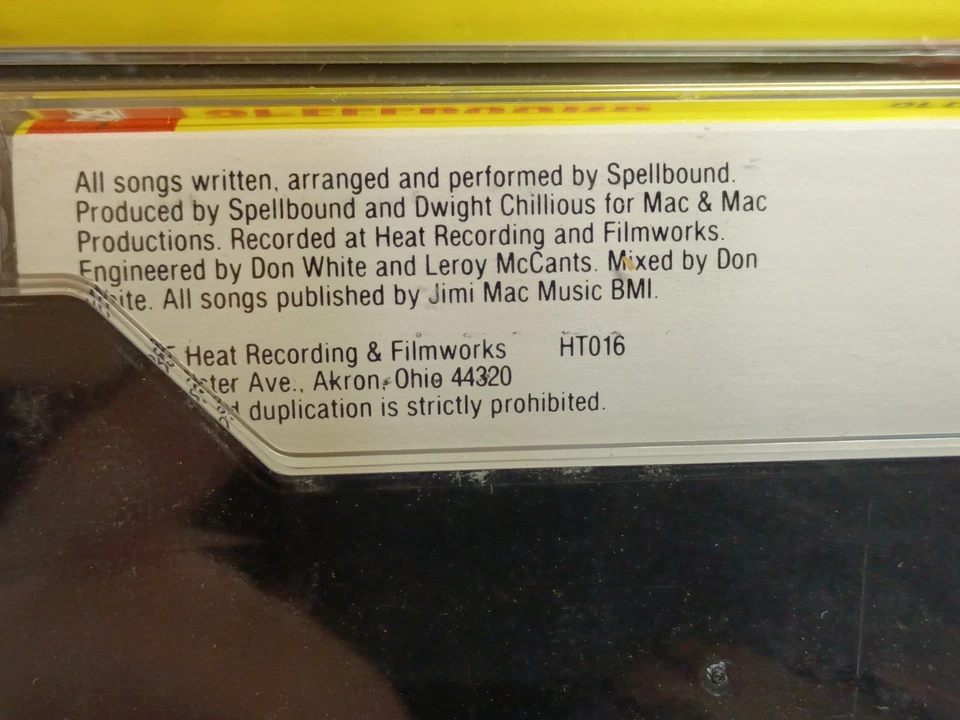 25 SPELLBOUND Cassette Tapes 1985 BOOGIE /SOUL/FUNK (HEAT RECORDING) Sealed - Image 4 of 4