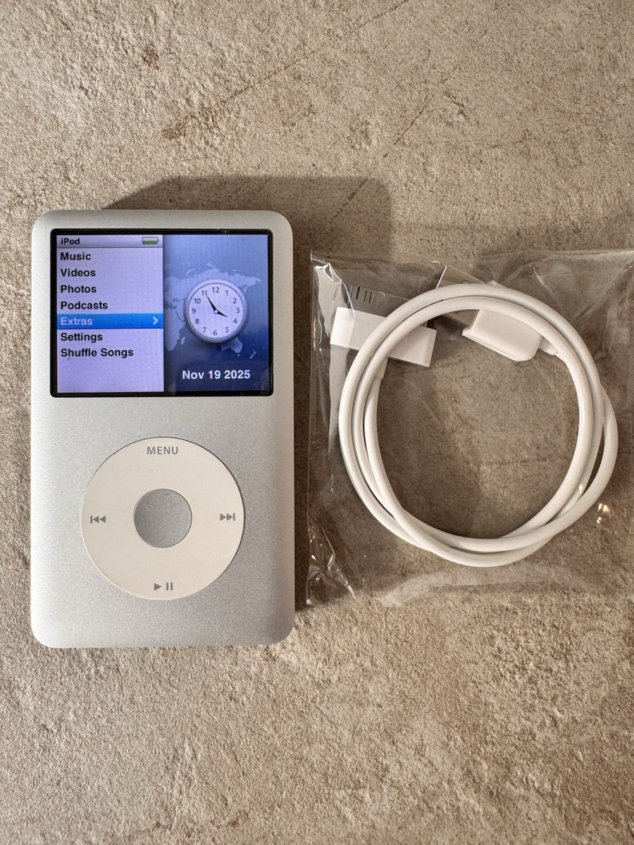 Apple iPod Classic 6th Generation 80GB MB029J MB029LL Silver A1238