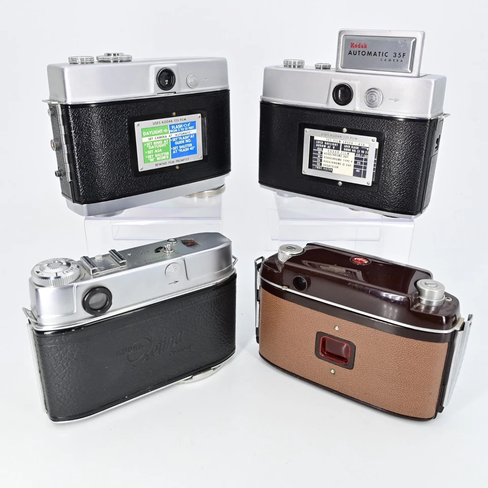 Lote Cámara Kodak, Bantam RF, Retina Automática III, Motormatic 35, Automática 35F Foto 2 de 4