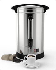 Commercial Coffee Urn – 14/18L,100/120-Cup Stainless Steel Coffee  Fast Brew