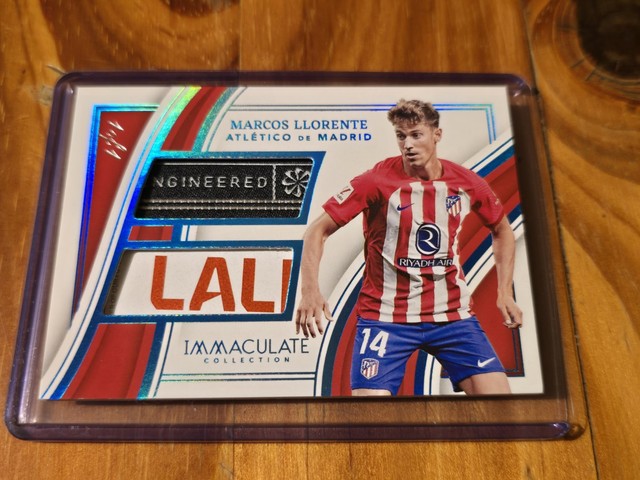 1/1 Marcos Llorente Jumbo Dual Patch + Johan Bakayoko /3 Obsidian Trifecta patch