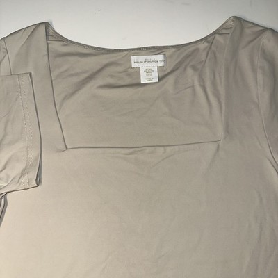House of Harlow 1960 Body Suit Womens Size XL Beige Stretch Capsule