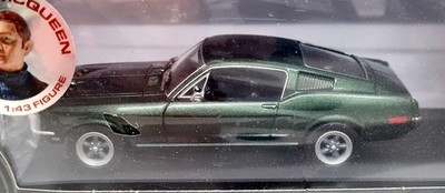 Greenlight 1/43 Bullitt 1968 Ford Mustang GT McQueen Figure