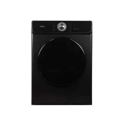 Freestanding Tumble Dryer 10kg Black 8 Programmes Front Loading - Willow W10TDB - Image 1 of 4